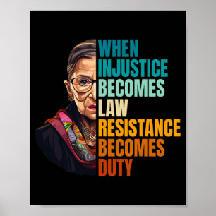 Wenn Ungerechtigkeit Rechtswiderstand wird zur Pfl Poster