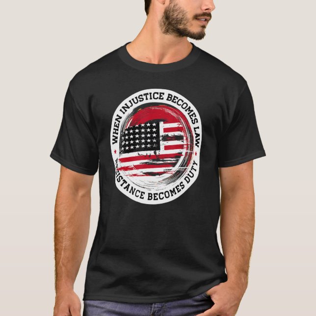 Wenn Ungerechtigkeit Rechtswiderstand wird zur Pfl T-Shirt (Vorderseite)