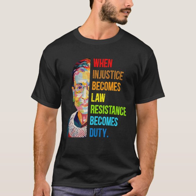 Wenn Ungerechtigkeit Rechtswiderstand wird zur Pfl T-Shirt (Vorderseite)