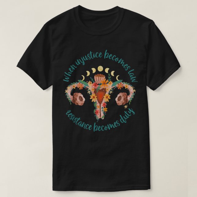 Wenn Ungerechtigkeit Rechtswiderstand wird zur Pfl T-Shirt (Design vorne)
