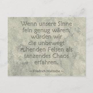 Wenn unsere Sinne Postkarte