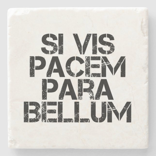 wenn vis pacem para bellum steinuntersetzer (Vorderseite)