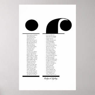 Wenn von Rudyard Kipling (alle Optionen) Poster