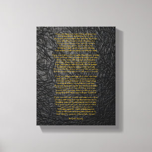 Wenn von Rudyard Kipling klein Leinwanddruck