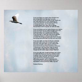 Wenn von Rudyard Kipling Poster