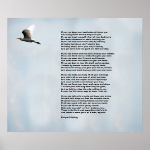 Wenn von Rudyard Kipling Poster