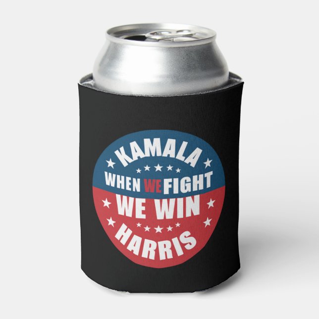 Wenn We Fight We Win 2024 Kamala Harris USA Dosenkühler (Kanne Vorderseite)