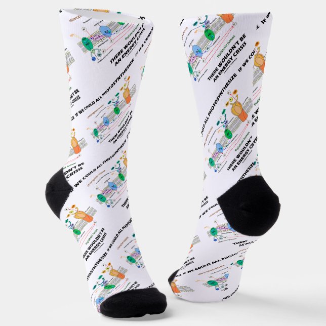 Wenn wir alle fotosynthetisieren könnten, wäre das socken (Gewinkelt)