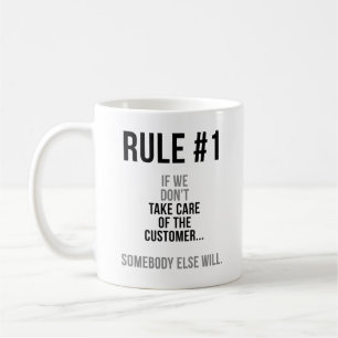 Wenn wir uns nicht um den Kunden kümmern Kaffeetasse