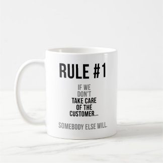 Wenn wir uns nicht um den Kunden kümmern Kaffeetasse