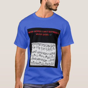 WENN WORTE ES NICHT AUSDRÜCKEN KÖNNEN, TUT ES DIE T-Shirt