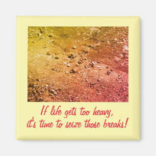 Wenns im Leben zu schwer wird Inspirations-Magnet Magnet