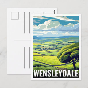 Wensleydale Yorkshire England Geschenke Postkarte
