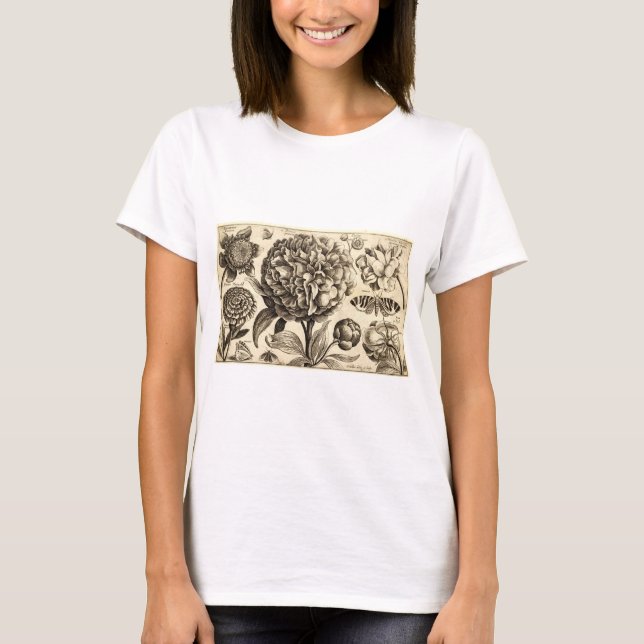 Wenzelas Hollar Peony T - Shirt (Vorderseite)