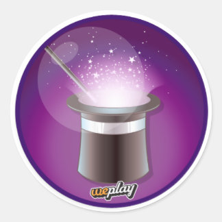 Weplay Props Serie 1 - Magie! Runder Aufkleber