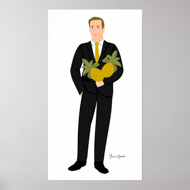 Wer Ananas Liebe Poster (Vorne)