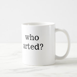 wer arted? kaffeetasse