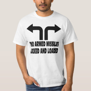 Wer bewaffnete Raketen der Gewehre withTwo T-Shirt