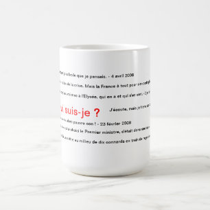 Wer bin ich? Sarkozy Kaffeetasse