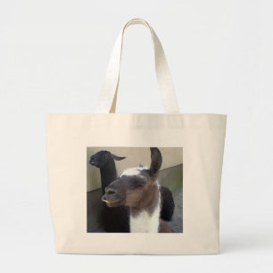 Wer bin ich? Zoo Llama Design Jumbo Stoffbeutel