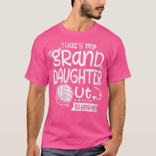 Wer das ist meine Enkelin da draußen Volleyball Gr T-Shirt
