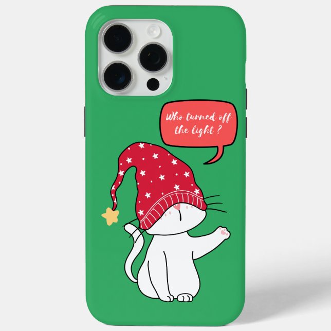Wer das Licht ausgeschaltet hat Case-Mate iPhone Hülle (Rückseite)