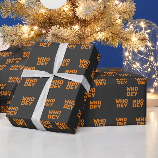 WER DEFINIERT CINCINNATI FOOTBALL CHRISTMAS GESCHENKPAPIER (Feiertage)