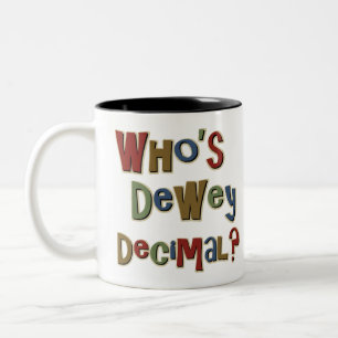 Wer Dewey-Dezimalzahl ist Zweifarbige Tasse