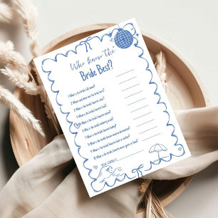 Wer die Braut kennt die beste Bachelorette-Spielka Einladung