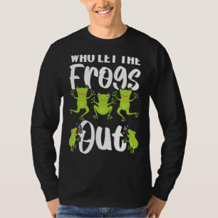 Wer die Frösche aus Amphibien-Kaulquappen-Totenfro T-Shirt