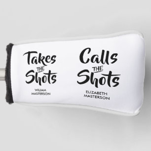 Wer die Hosen an hat Lustige Paare Zitat Golf Headcover