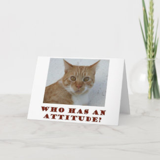 Wer eine Grußkarte für die Höhenkatze hat Karte