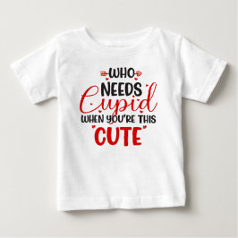 Wer einen Cupid Valentine's Day Baby T - Shirt bra