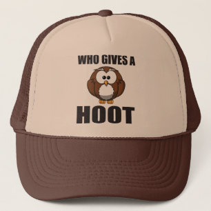 Wer einen Hoowl Pun gibt Truckerkappe