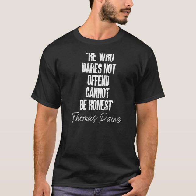 Wer es wagt, ehrliche Auszeichnung nicht zu verlet T-Shirt (Vorderseite)