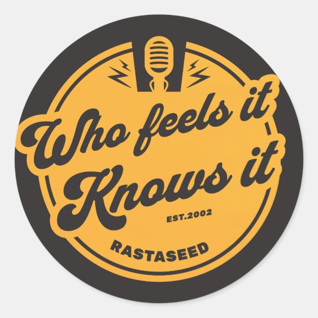 Wer fühlt, weiß es Aufkleber (Vorderseite)