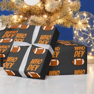 WER FÜR FUSSBALL WEIHNACHTEN GESCHENKPAPIER