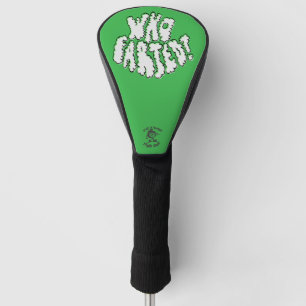 Wer furzte, lustiger Golfgrün-Puff-Lettering Golf Headcover