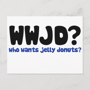 Wer Gelee will, Donuts Postkarte