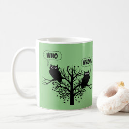 Wer Grammar Owls English Style Spaß Kaffeetasse