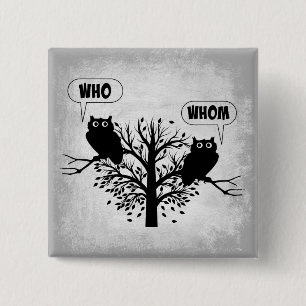 Wer Grammar Spaß Owls Button