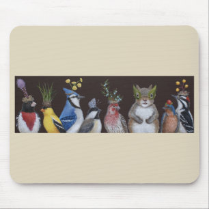 Wer hat all die Party-Snacks gegessen? Mauspad