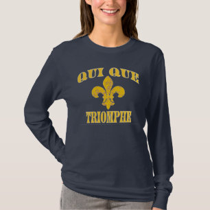 Wer hat Cajun Französisch Triumph T-Shirt