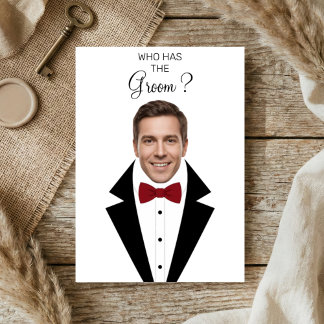 Wer hat das Groom Scratch Off Game Brautparty T Dankeskarte