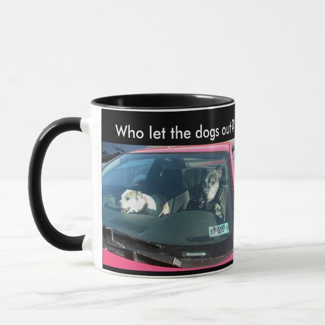 Wer hat die Hunde gelassen? Tasse (Links)