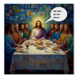 Wer hat die Kuchen gegessen Poster