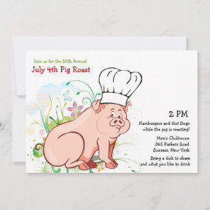 Wer hat geraubt? Einladung von Pig Roast