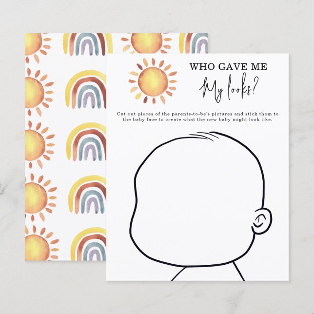 Wer hat mir mein Aussehen gegeben? (Vorne/Hinten)