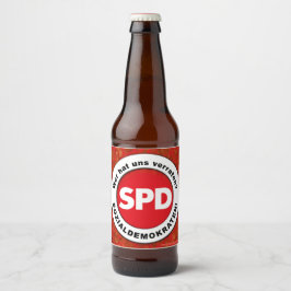 WER hat uns Verraten? Sozialdemokraten SPD Demo- Weinetikett