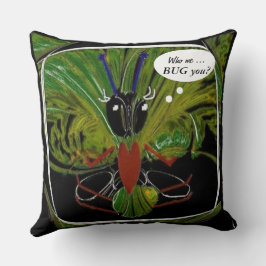 "Wer ich bin ... Bug dich?" 20" x 20" Kopfkissen Kissen